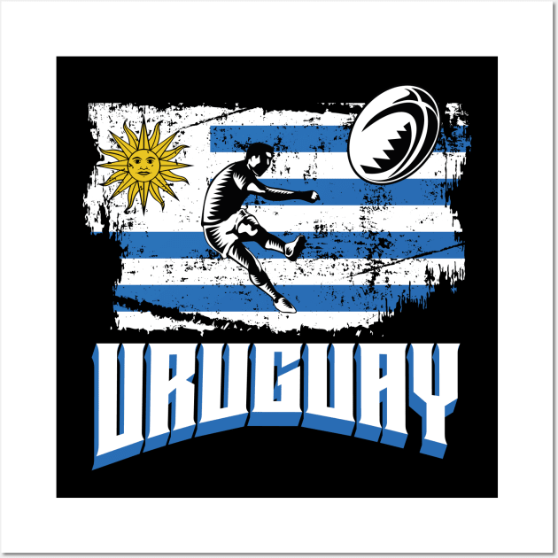 Rugby Uruguay Wall Art by EndStrong